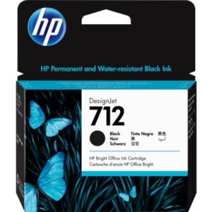INK CARTRIDGE BLACK NO.712/80ML 3ED71A HP